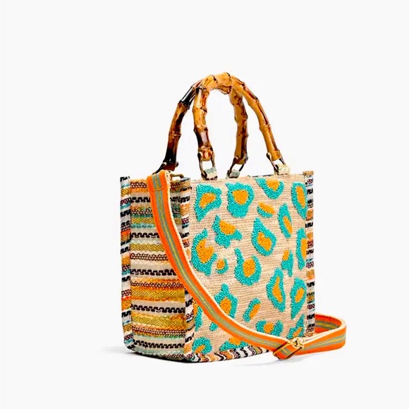 America & Beyond Handbags - Bamboo Handheld Tote & Crossbody